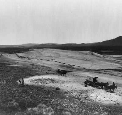 Steamboat hot Springs Nevada Ghost Town Historical Photograph