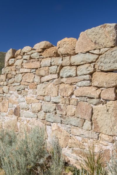 Como Palmyra Nevada Ghost Town Abandoned Mining Ruins Post Office Rock Wall