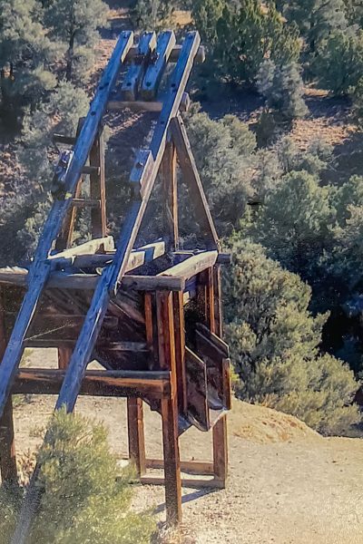 Byer's Mine Stokes Castle Austin Nevada Ghost Town Mining Camp