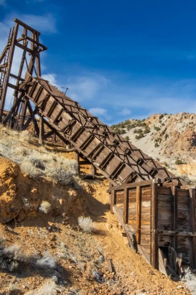 Gold Hill Nevada Ghost Town Virginia City Yellow Jacket Mine Fire Disaster