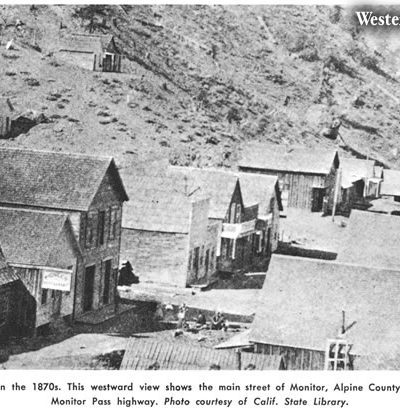 Monitor California Ghost Mining Town Alpine County Markleeville