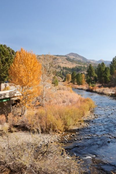 Hangman's Bridge Alpine County Nevada Vigilante Justice Fall Colors