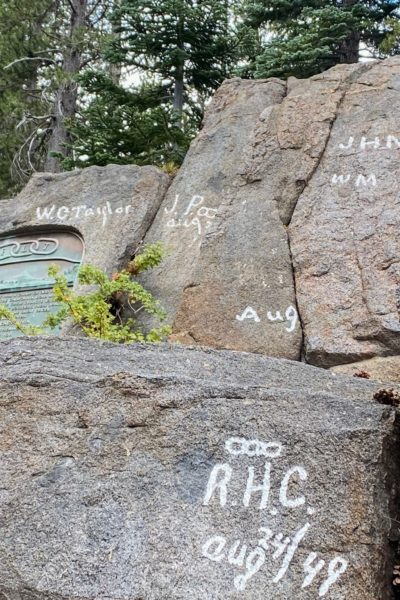 1849 Odd Fellows Memorial Devil's Ladder Unknown Pioneer Grave Ghost Towns Mormon Emigrant Trail Carson River Route