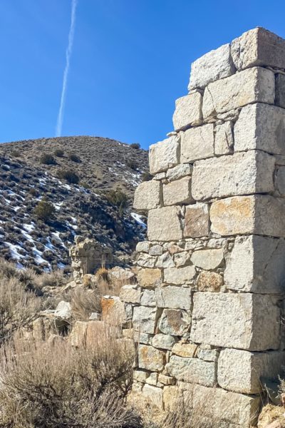 La Plata Ghost Towns Nevada Rock Ruins