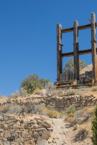 Pigeon Springs Ghost Town Esmerelda County Nevada Abandoned Stamp Mill