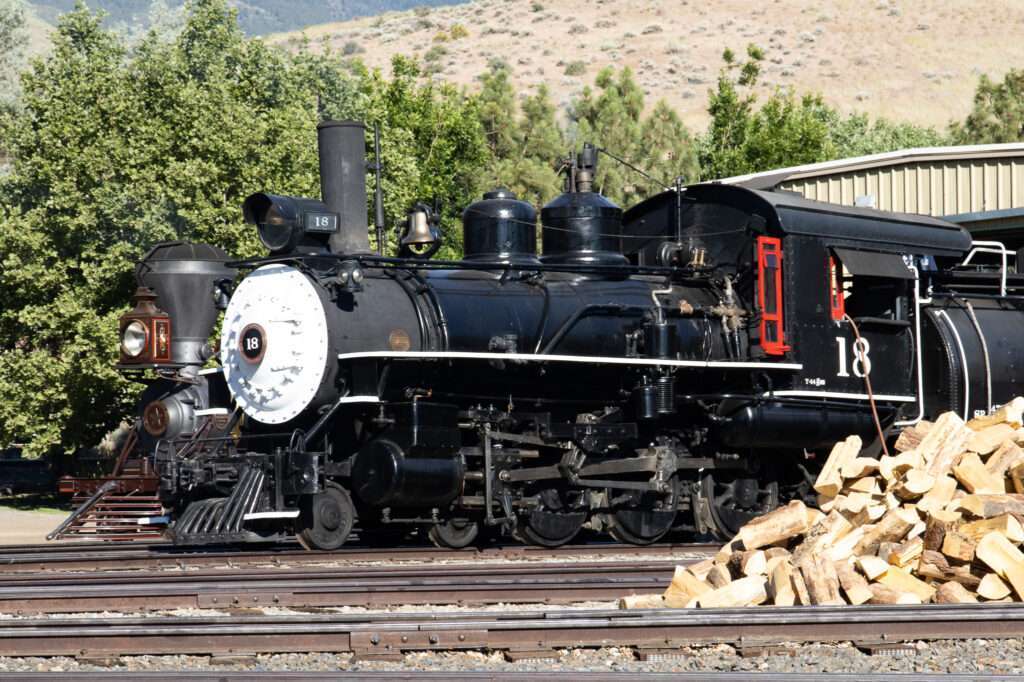 Southern Pacific 18 Steam Locomotive 