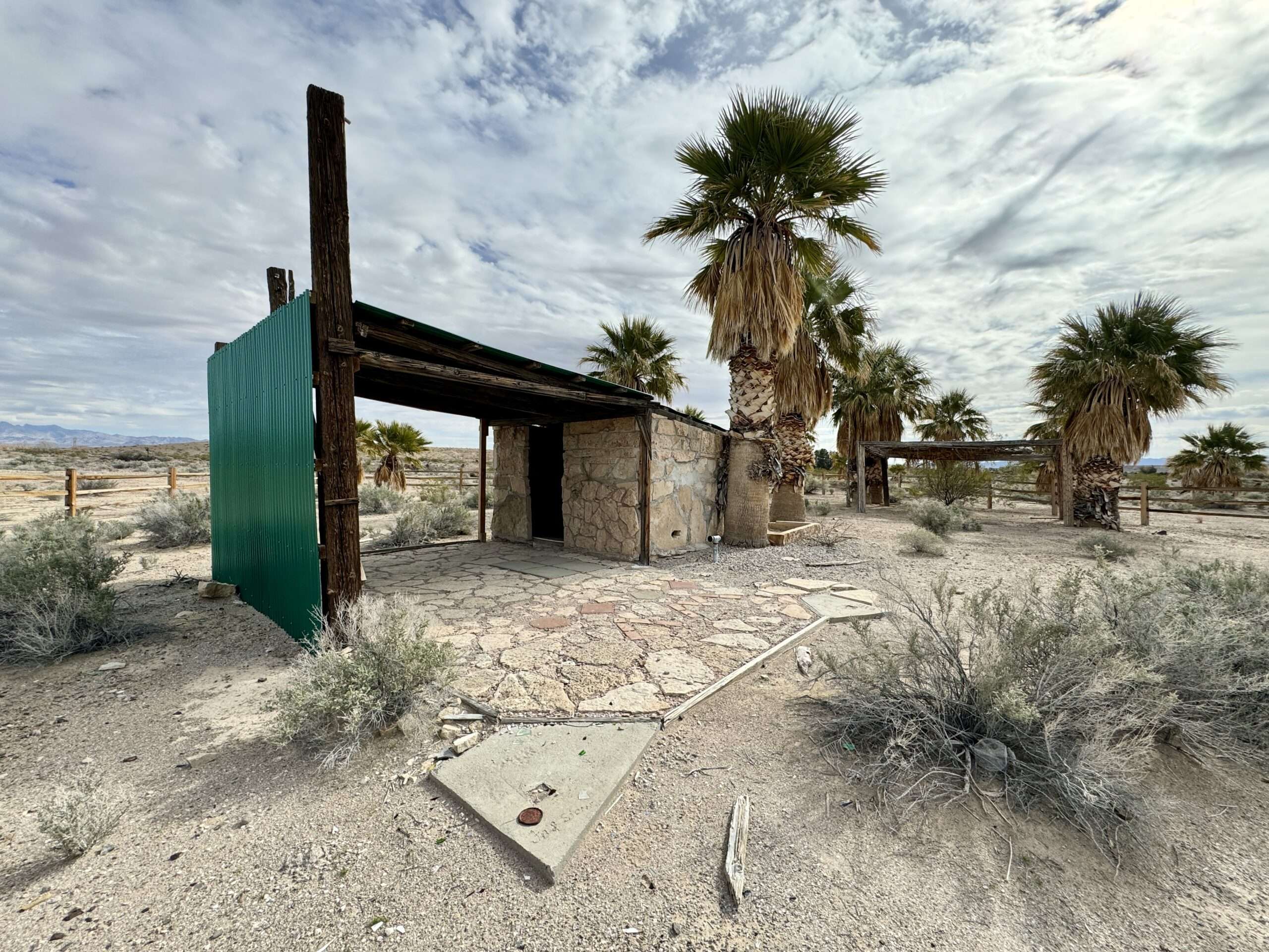 Warm Springs Warmsprings Ghost town abandoned roadside station Clark County Nevada NV