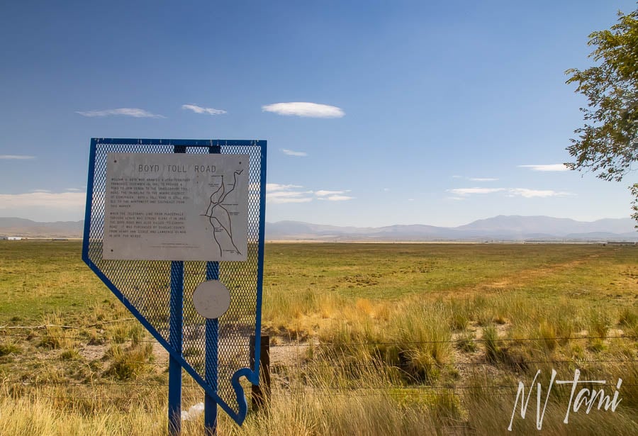 Genoa Carson to Aurora Bodie Toll Road Nevada California ghost town abandoned wagon freight roads Boyd Toll Road