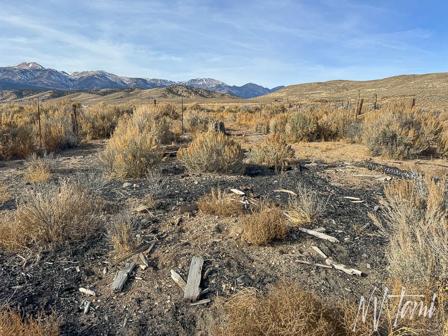 Genoa Carson to Aurora Bodie Toll Road Nevada California ghost town abandoned wagon freight roads Conway 
