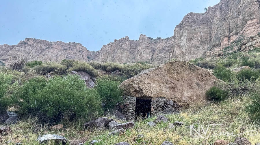 Lincoln County Nevada NV ghost towns abandoned near me Pioche Caliente Rainbow Canyon Elgin stone cabin