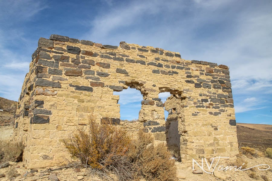 Blanchard Station Bodie Ghost Town Abandoned Near me Bodie California Mono County ruins of toll station stone