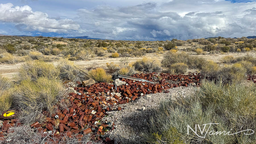 Crystal Wash Shepard's Camp Abandoned ghost town mining camp Hiko Lincoln County Nevada