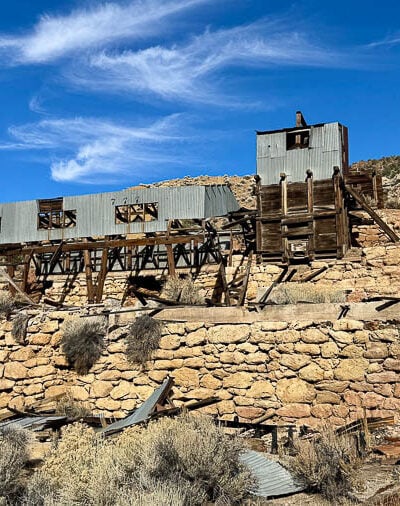 Fairplay mining district Atwood, Golddyke, Edgewood ghost Town abandoned Nye County Near Berlin Nevada