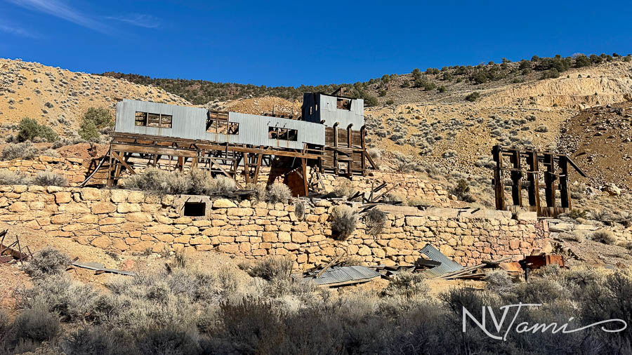 Grantsville ghost Town abandoned Nye County Near Berlin Nevada