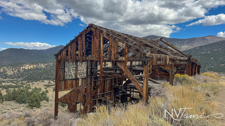 Ghost Towns mining camp mill Nye County Reese River abandoned Nevada Gold Park