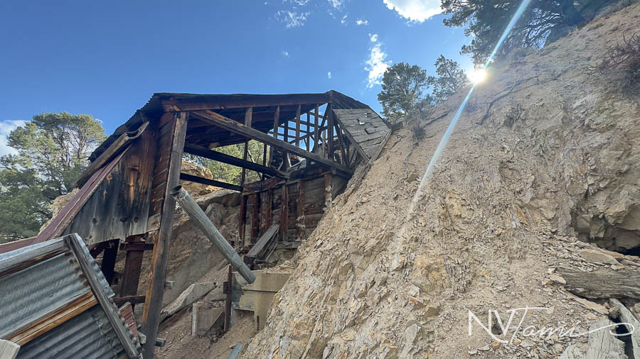 Ghost Towns mining camp mill Nye County Reese River abandoned Nevada Washington Ullaine