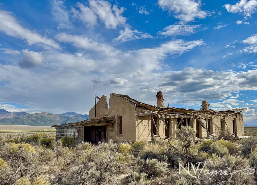 Ghost Towns mining camp mill Nye County Reese River abandoned Nevada Dyer Ranch