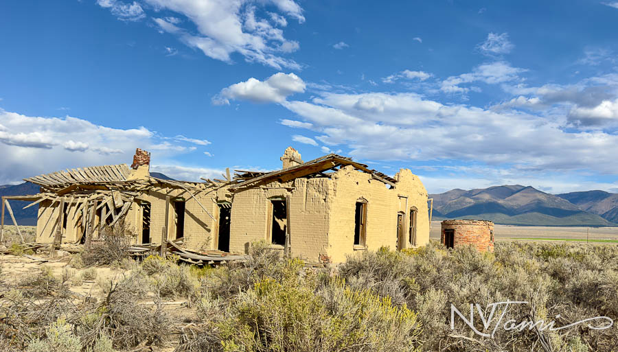 Ghost Towns mining camp mill Nye County Reese River abandoned Nevada Dyer Ranch