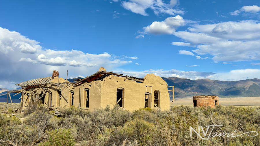 Ghost Towns mining camp mill Nye County Reese River abandoned Nevada Dyer Ranch