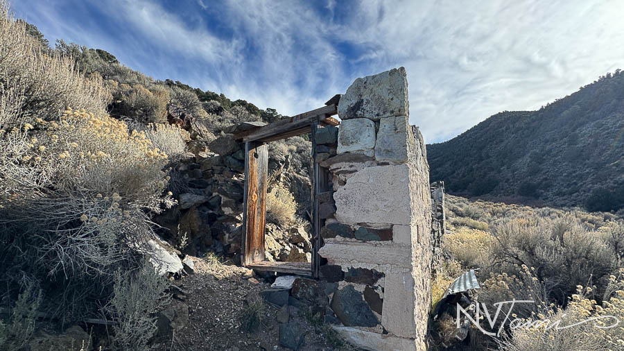 Knickerbocker Mill ghost Town abandoned Nye County Near Berlin Nevada