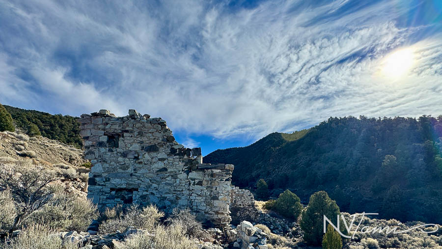 Knickerbocker Mill ghost Town abandoned Nye County Near Berlin Nevada