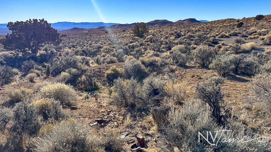 Fairplay mining district Atwood, Golddyke, Edgewood ghost Town abandoned Nye County Near Berlin Nevada