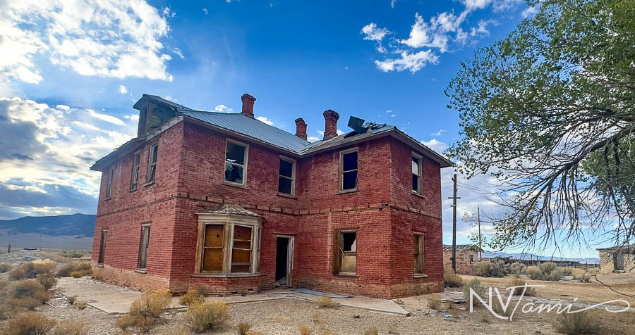 Ghost Towns mining camp mill Nye County Reese River abandoned Nevada Hess Ranch