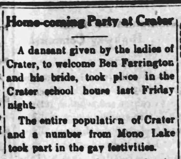 Crater ghost town abandoned Mono Lake Lee Vining Mono County California