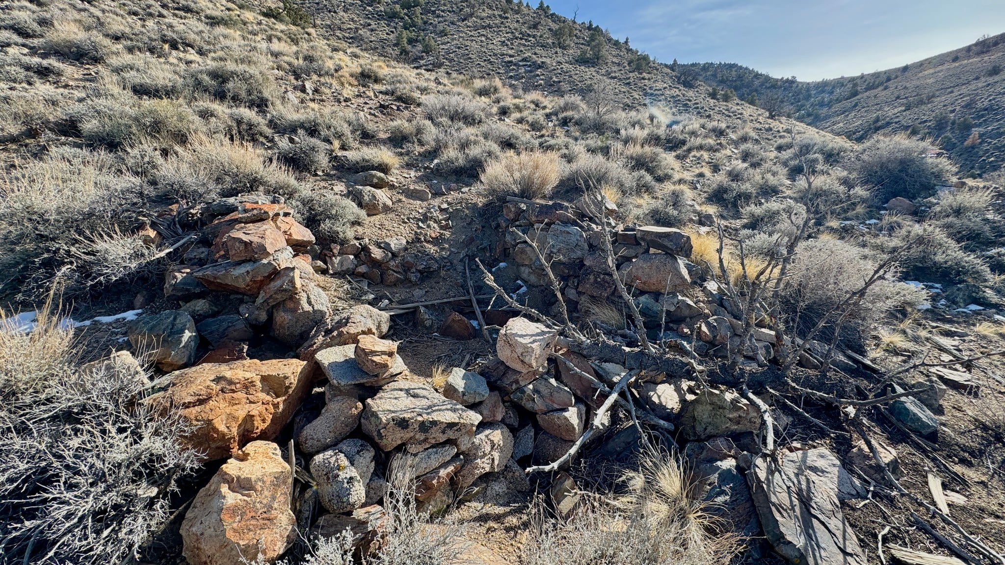 Qualey's Camp Mine Mineral County Nevada ghost Town near Hawthorne Mono Lake