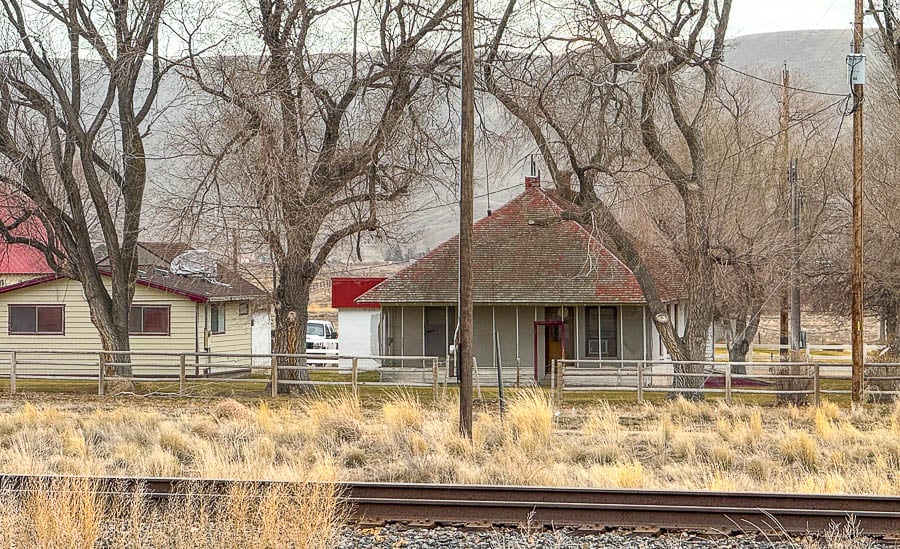 Hunter Banks Ranch Elko Nevada ghost town railroad siding