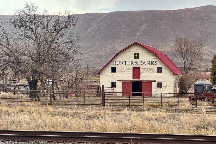 Hunter Banks Ranch Elko Nevada ghost town railroad siding
