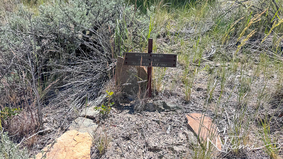 Susan Coon Emigrant Immigrant Grave Applegate Lassen trail grave headstone Antelope Springs Pershing County Nevada