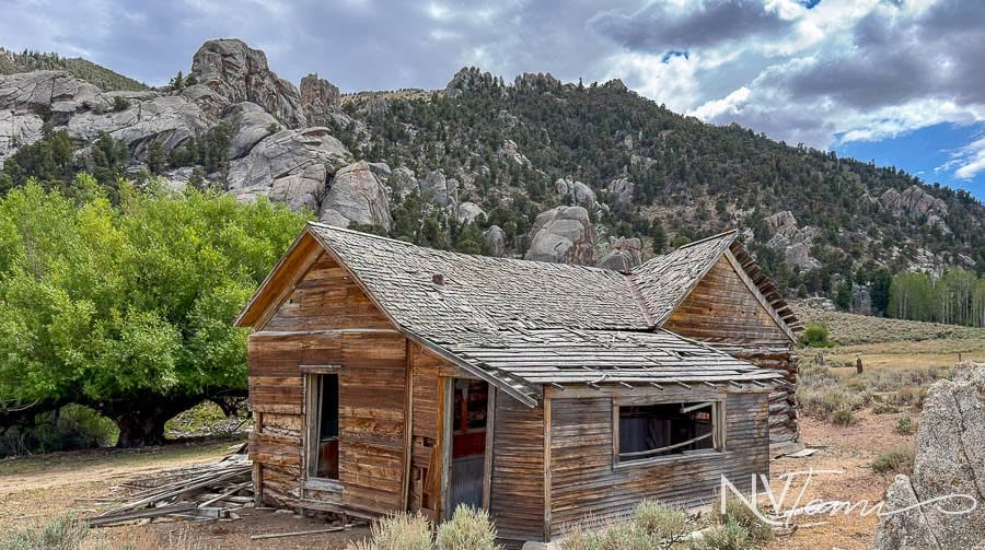Nevada Ghost Towns White Pine County Abandoned Ruins Blue Mass Scenic Area Ranch