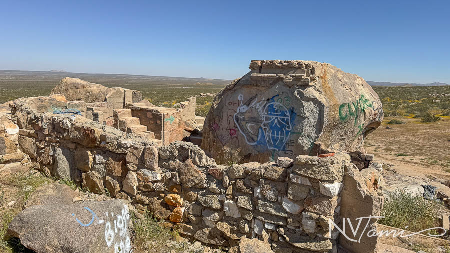 Ghost Towns abandoned Kern County California ruins Rock House Mount Mesa Sanitarium