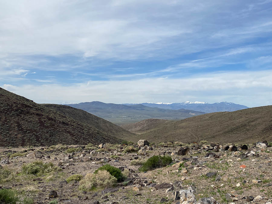 Talapoosa Ghost town Nevada Lyon county by Silver Springs and Dayton in the Virginia Range. Abandoned ruins mining