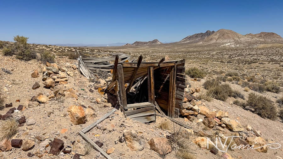 Esmeralda County Nevada Ghost Towns abandoned near Goldfield ruins Divide