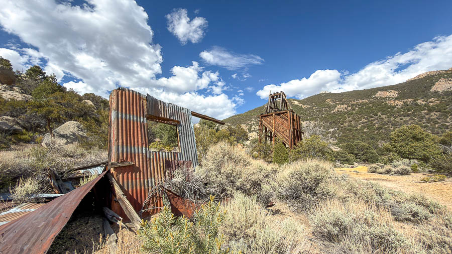 Nevada Ghost Towns White Pine County Abandoned Ruins Tungstonia