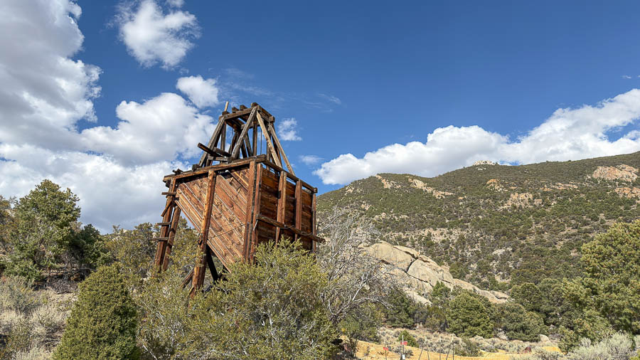 Nevada Ghost Towns White Pine County Abandoned Ruins Tungstonia