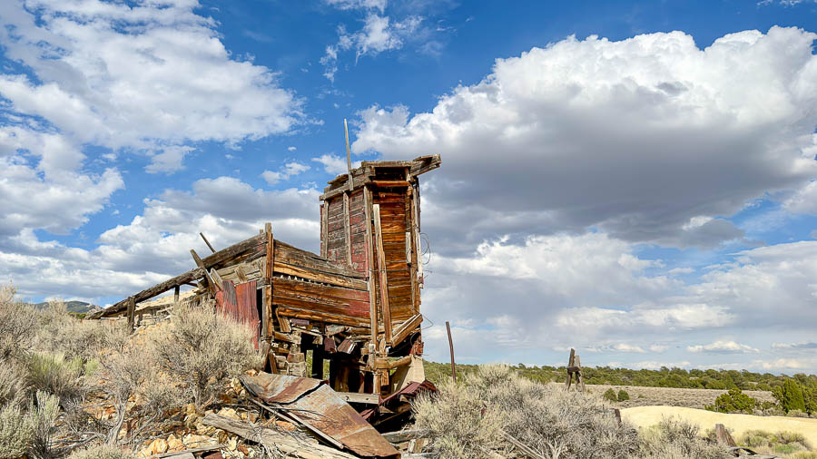 Nevada Ghost Towns White Pine County Abandoned Ruins Tungstonia Mike Springs