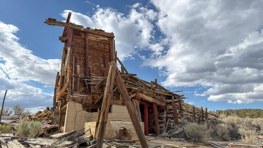 Nevada Ghost Towns White Pine County Abandoned Ruins Tungstonia Mike Springs